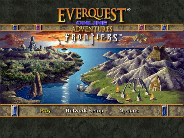 EverQuest Online Adventures : Frontiers — Title screen