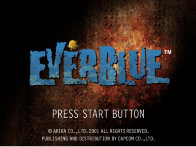 Everblue — Title screen