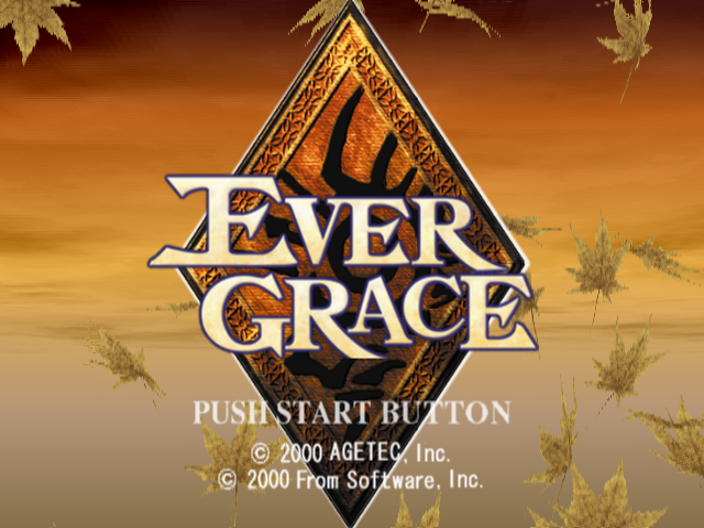 Evergrace — Title screen