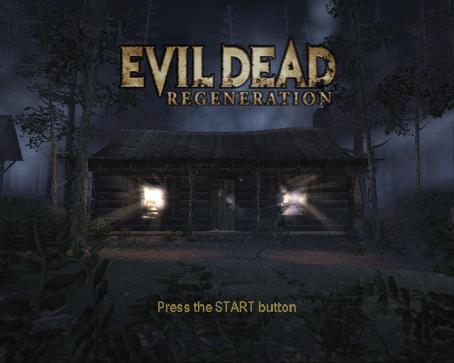 Evil Dead : Regeneration — Title screen