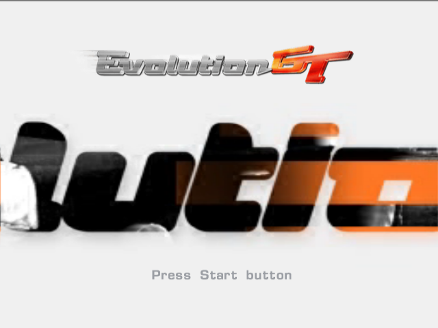 Evolution GT — Title screen