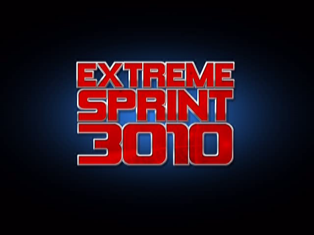 Extreme Sprint 3010 — Title screen