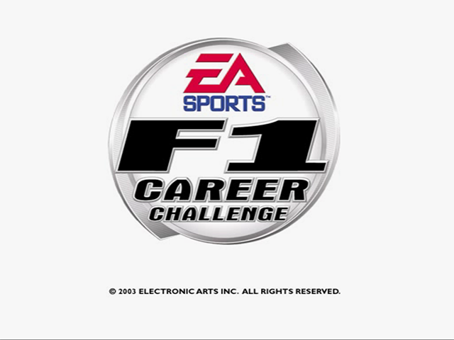 F1 Career Challenge — Title screen