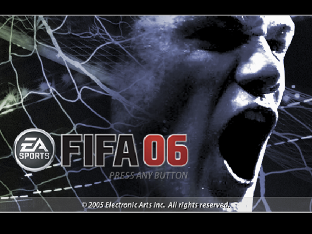 FIFA 06 — Title screen