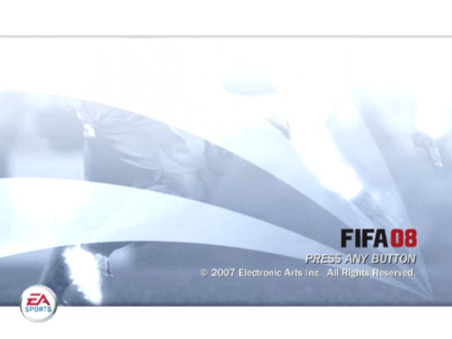 FIFA 08 — Title screen