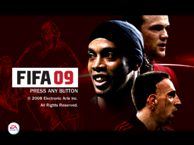 FIFA 09 — Title screen