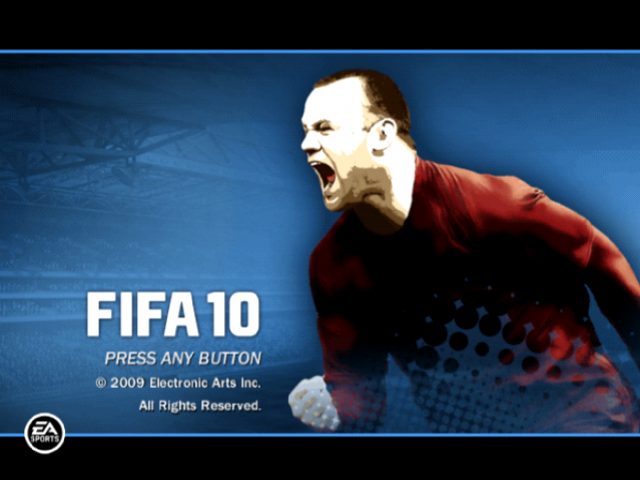 FIFA 10 — Title screen