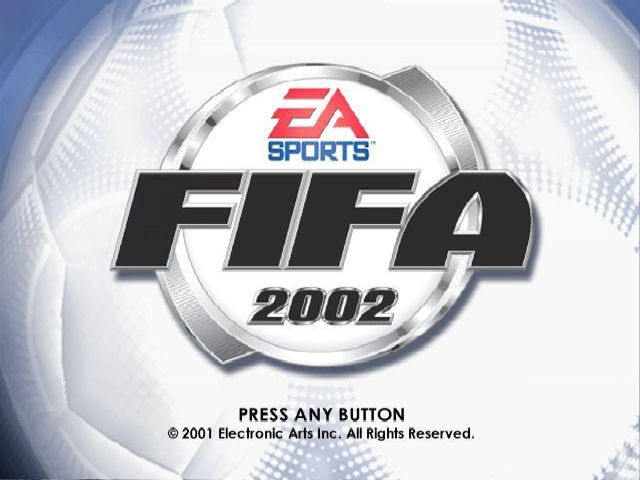 FIFA Football 2002 — Title screen