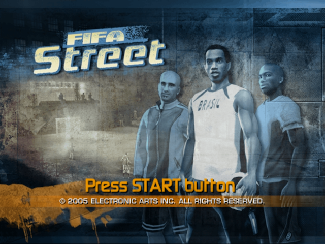 FIFA Street — Title screen