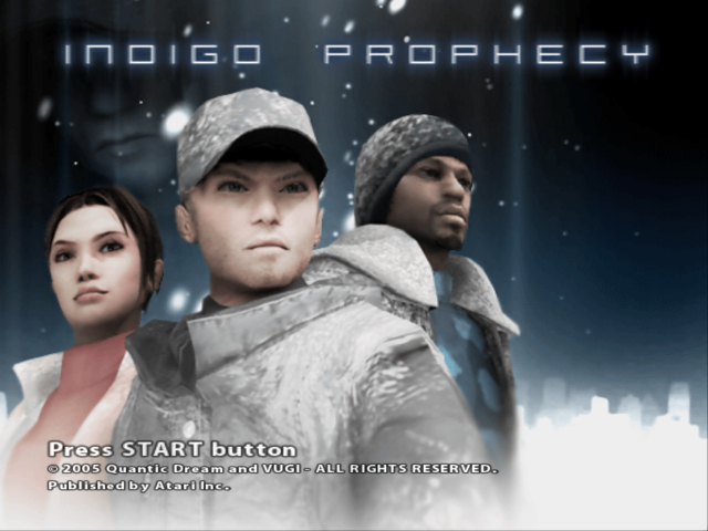 Fahrenheit — Title screen