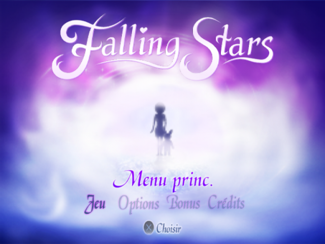 Falling Stars — Title screen