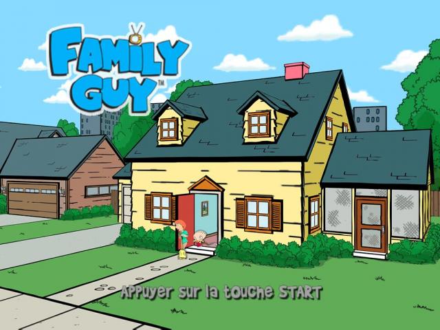Family Guy : Video Game! — Title screen