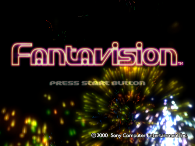 Fantavision — Title screen