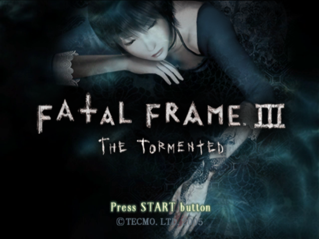 Fatal Frame III : The Tormented — Title screen