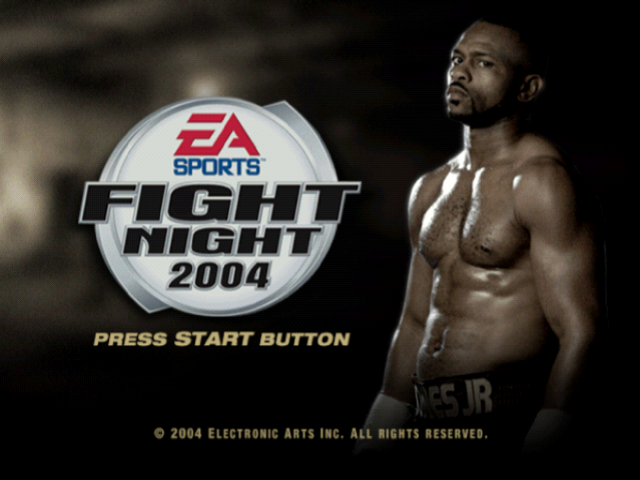 Fight Night 2004 — Title screen