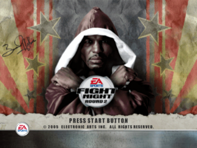 Fight Night Round 2 — Title screen