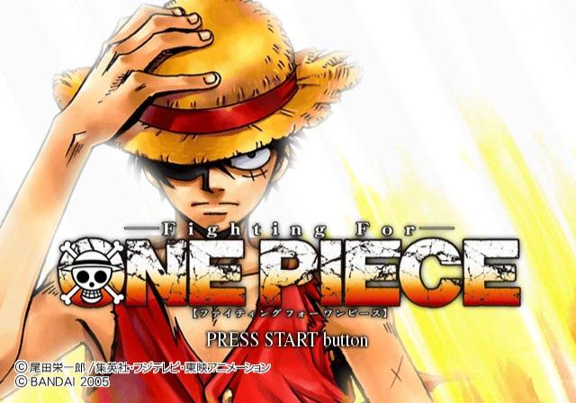 Fighting for One Piece — Title screen