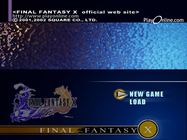 Final Fantasy X — Title screen