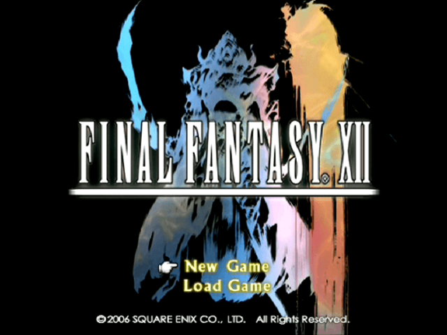 Final Fantasy XII — Title screen