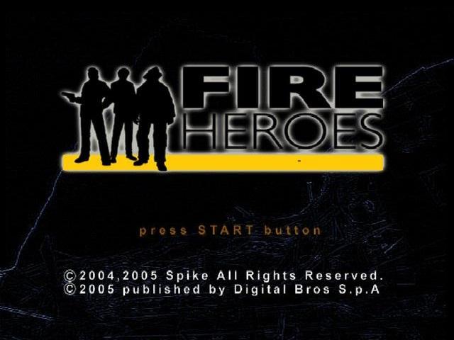 Fire Heroes — Title screen