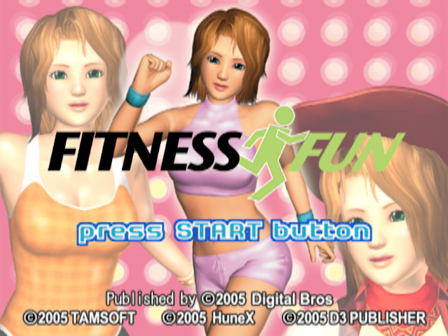 Fitness Fun — Title screen