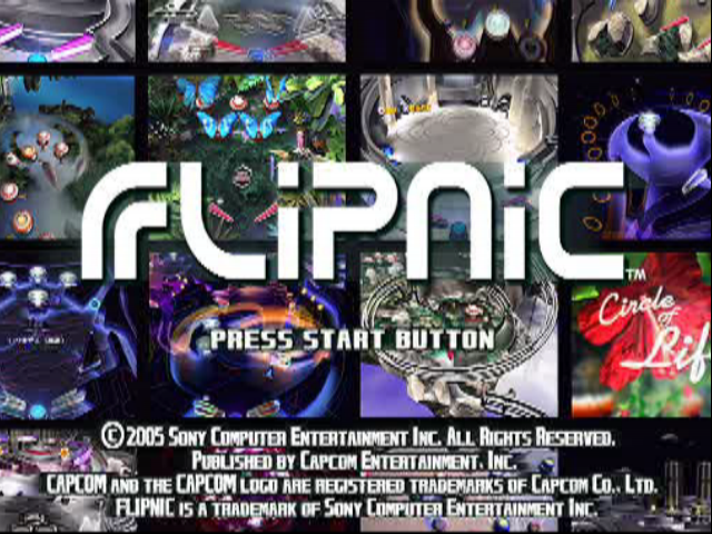 Flipnic — Title screen
