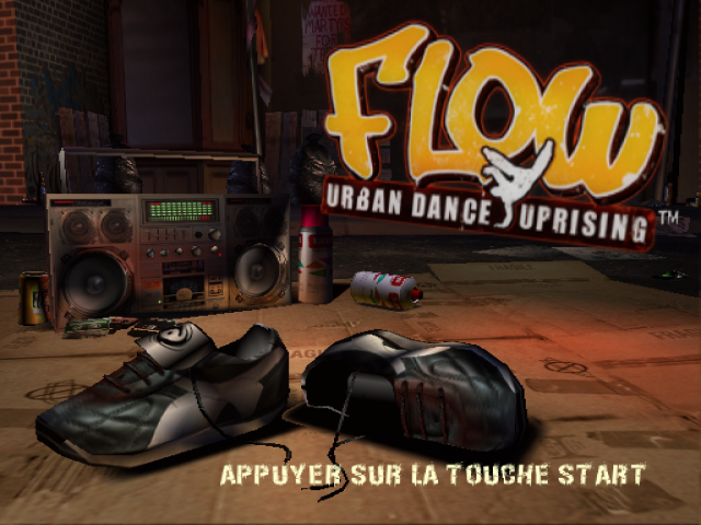 Flow : Urban Dance Uprising — Title screen