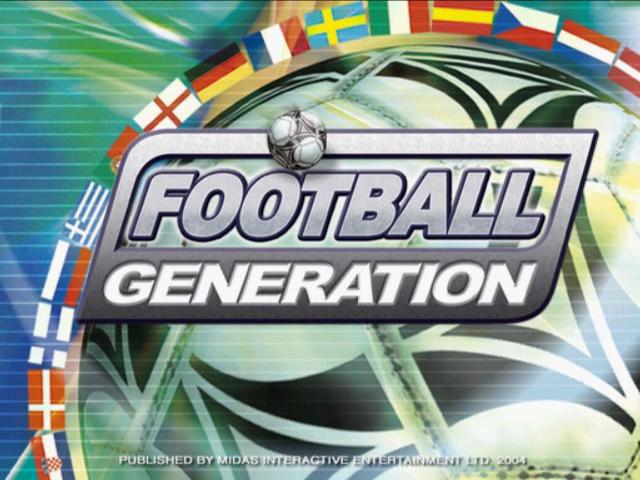 Football Generation — Title screen