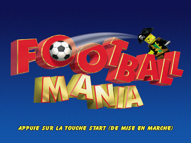 Football Mania — Title screen