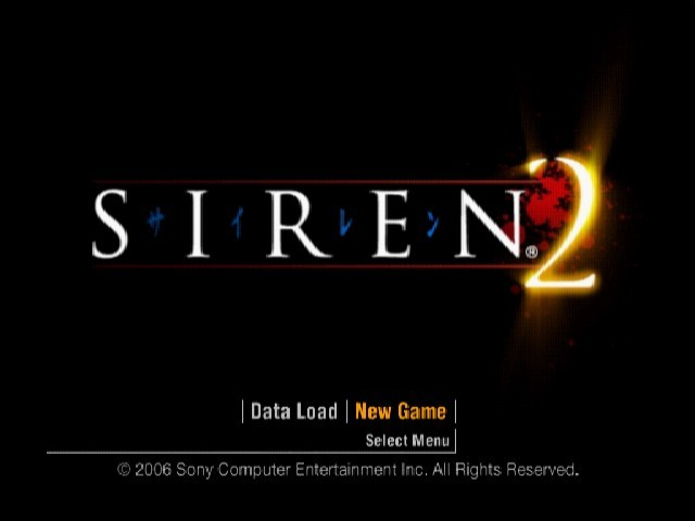 Forbidden Siren 2 — Title screen