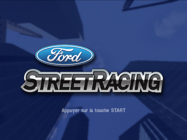 Ford Street Racing — Title screen