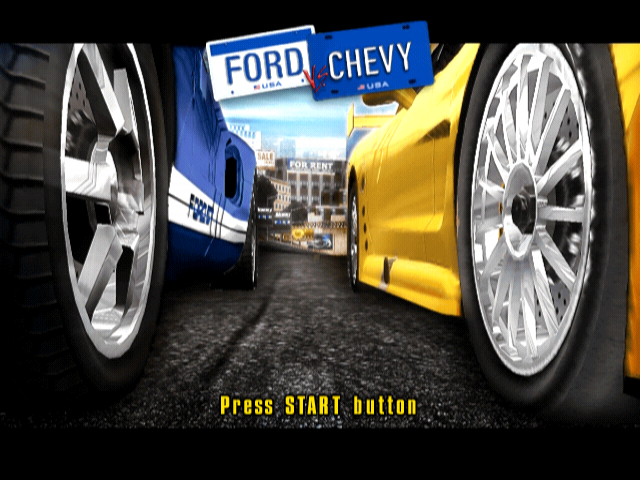 Ford vs. Chevy — Title screen