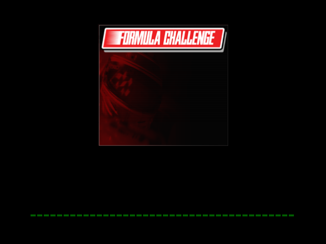 Formula Challenge — Title screen