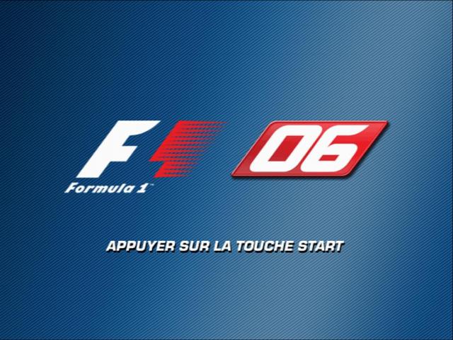 Formula One 06 — Title screen
