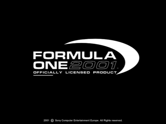 Formula One 2001 — Title screen