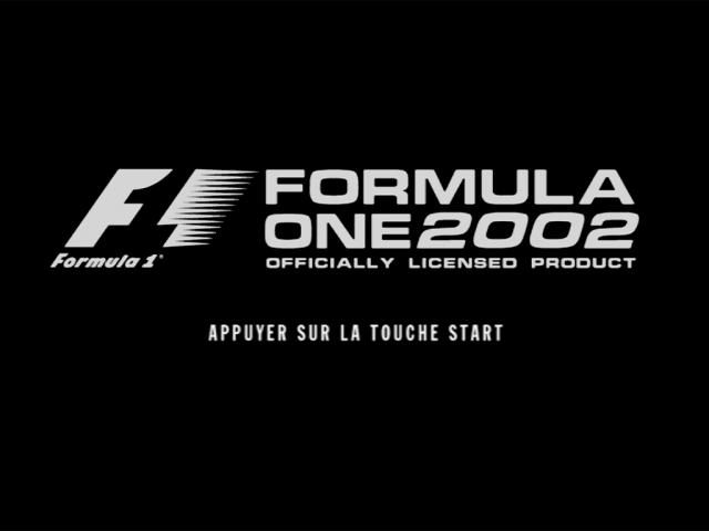 Formula One 2002 — Title screen