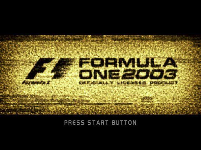 Formula One 2003 — Title screen