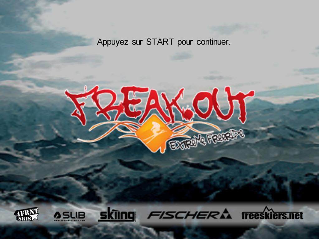 Freak Out : Extreme Freeride — Title screen