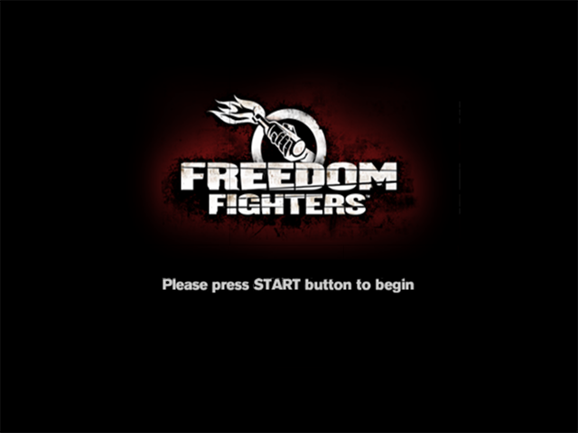 Freedom Fighters — Title screen