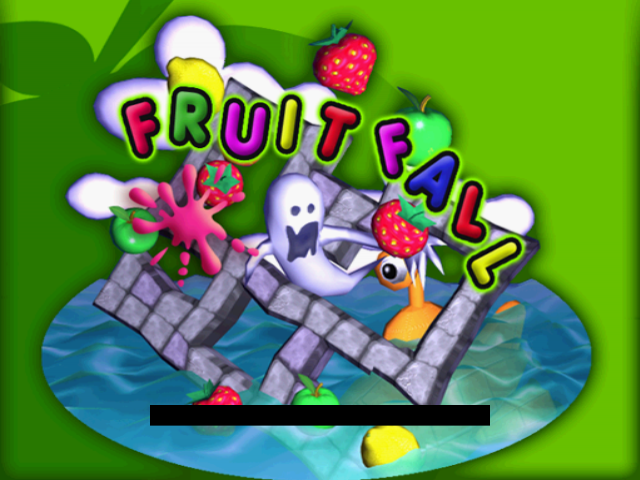 Fruit Fall — Title screen