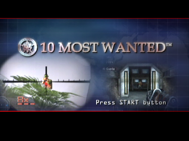 Fugitive Hunter : War on Terror — Title screen