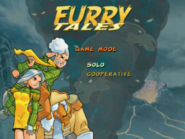 Furry Tales — Title screen