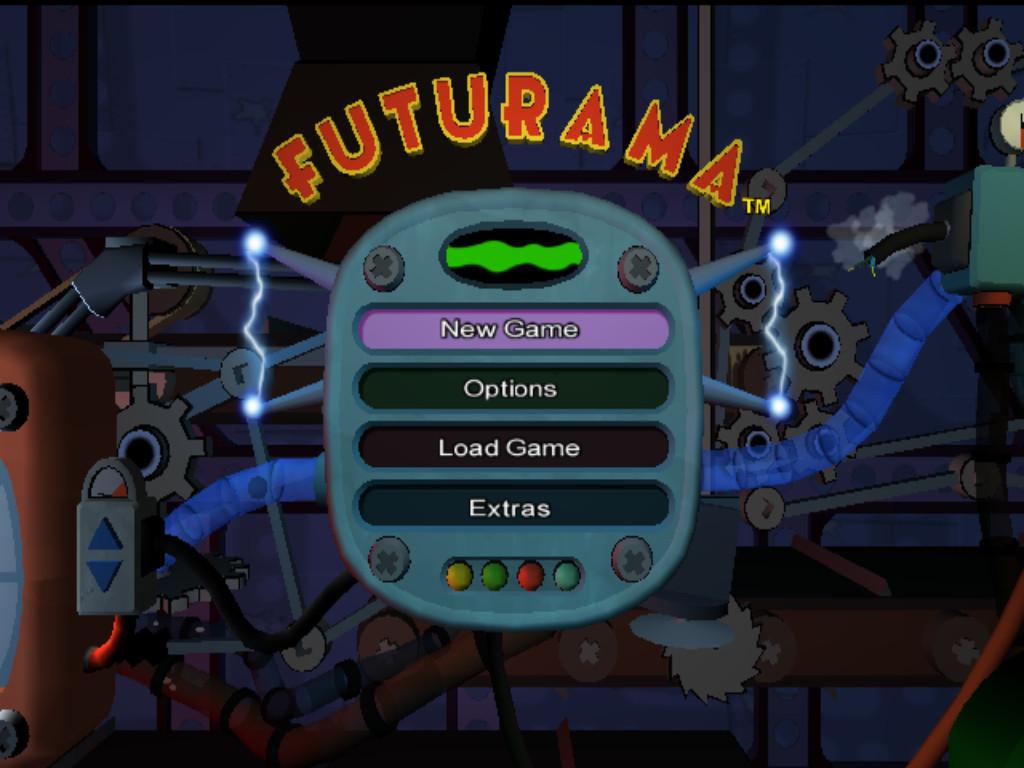 Futurama — Title screen