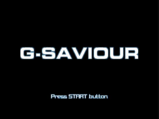 G-Saviour — Title screen