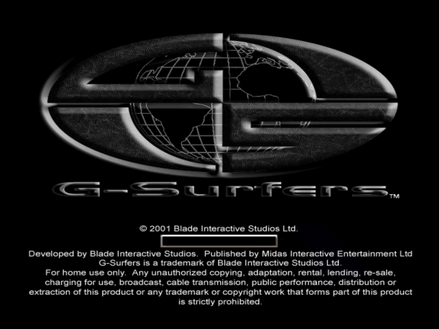 G-Surfers — Title screen
