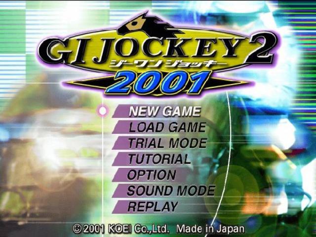 G1 Jockey — Title screen