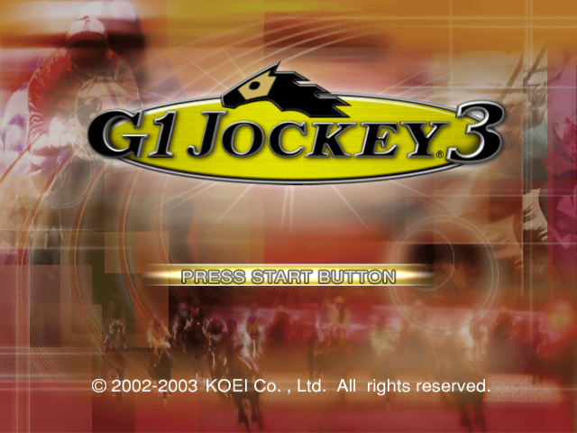 G1 Jockey 3 — Title screen