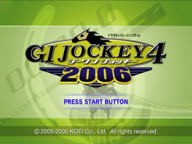 G1 Jockey 4 2006 — Title screen