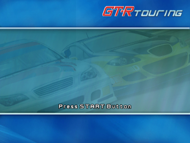 GT-R Touring — Title screen