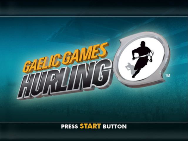 Gaelic Games : Hurling — Title screen